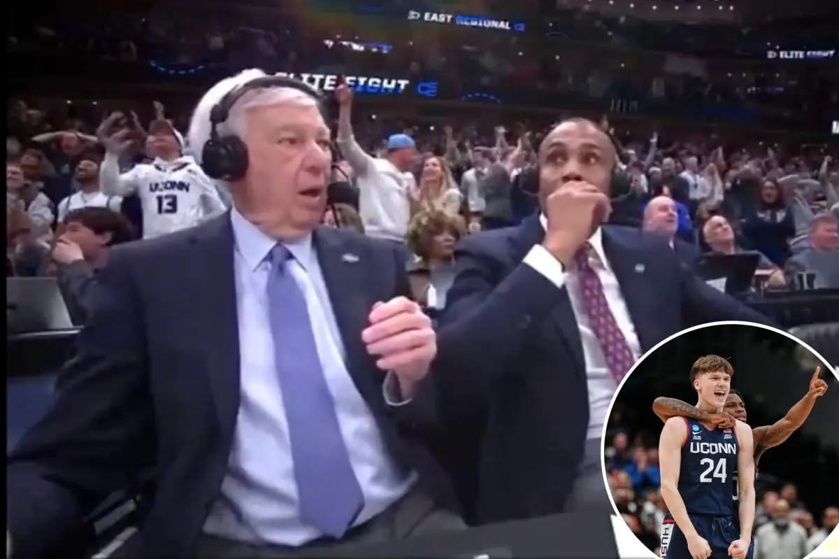 See Bill Raftery and Grant Hill respond to UConn's winning shot