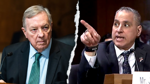 Senate hearing falls silent after mourning father challenges pro-sanctuary politician