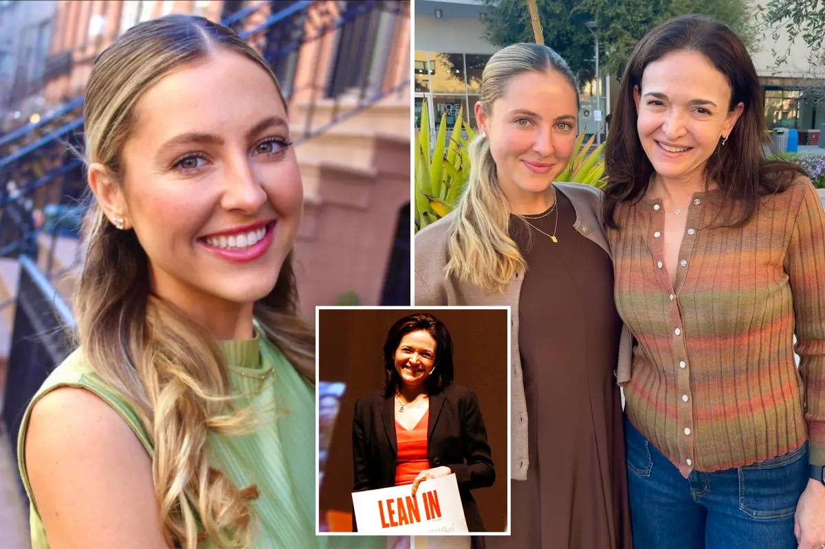 Sheryl Sandberg chooses a 25-year-old to head her nonprofit organization.