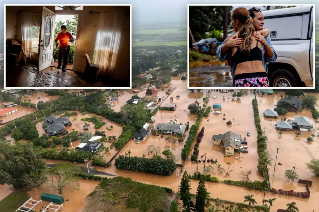 Significant flooding in Hawaii affects 2,000 residents, causing power outages