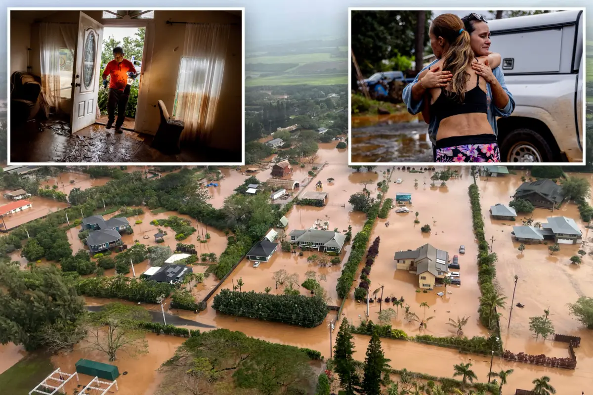 Significant flooding in Hawaii affects 2,000 residents, causing power outages