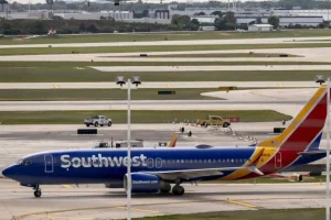 Southwest Airlines will stop operating at Chicago O'Hare and Washington Dulles airports in June.