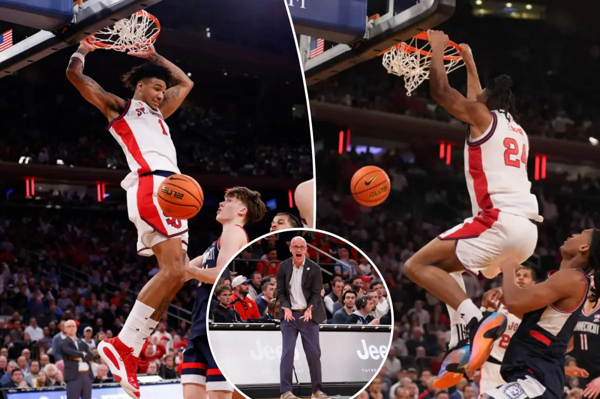 St. John's wins the Big East Tournament title again by beating UConn.