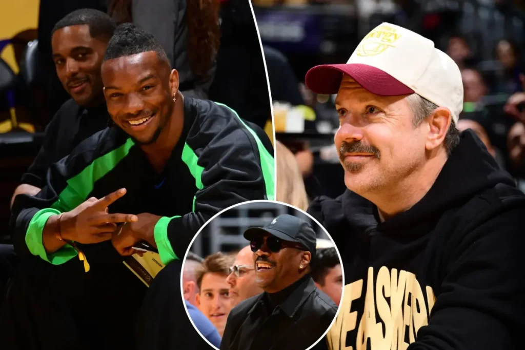 Stars attend Nuggets and Lakers game ahead of Academy Awards