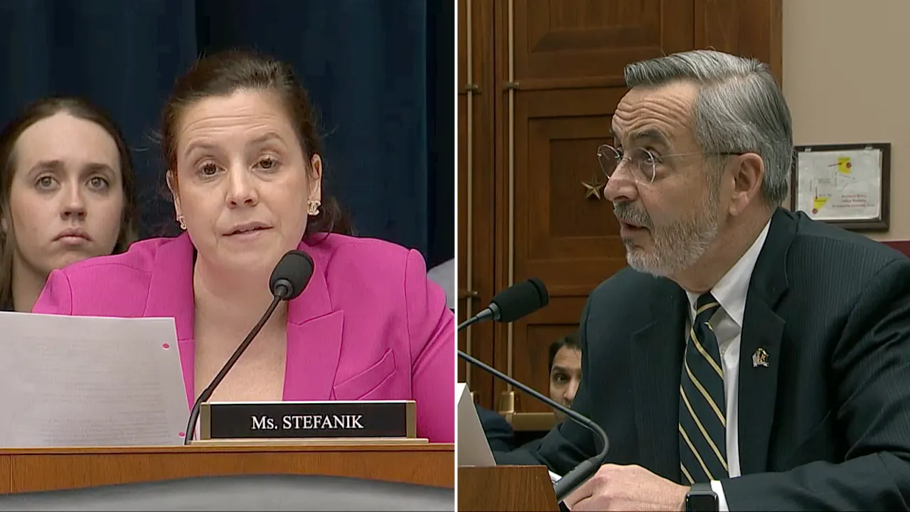 Stefanik questions Michigan president about security review for Chinese student spying