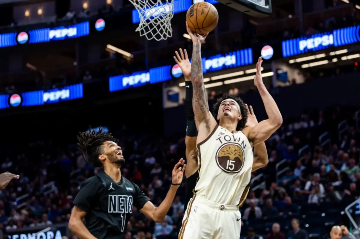 Struggling Nets fight hard but lose to Warriors for ninth consecutive defeat