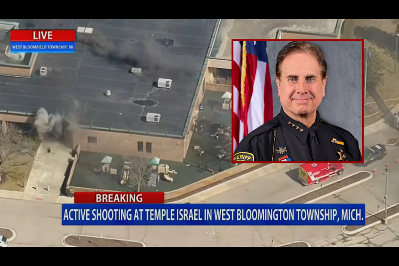Suspect deceased and security guard hurt after reports of fire and active shooter at Temple Israel in West Bloomfield