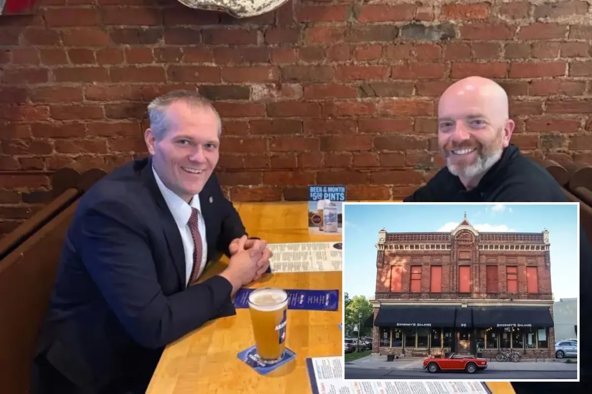 Sweeney's Saloon provides free meals to Minnesota legislators who share a meal with bipartisan colleagues.