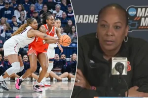 Syracuse coach Felisha Legette-Jack criticizes NCAA for 'personal attack' following defeat to UConn