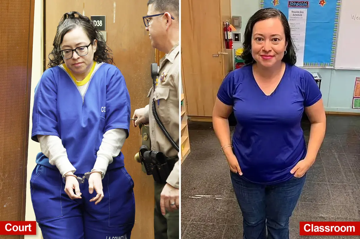 Teacher Colleen Jo Matarico, accused of rape, hardly resembles herself in court