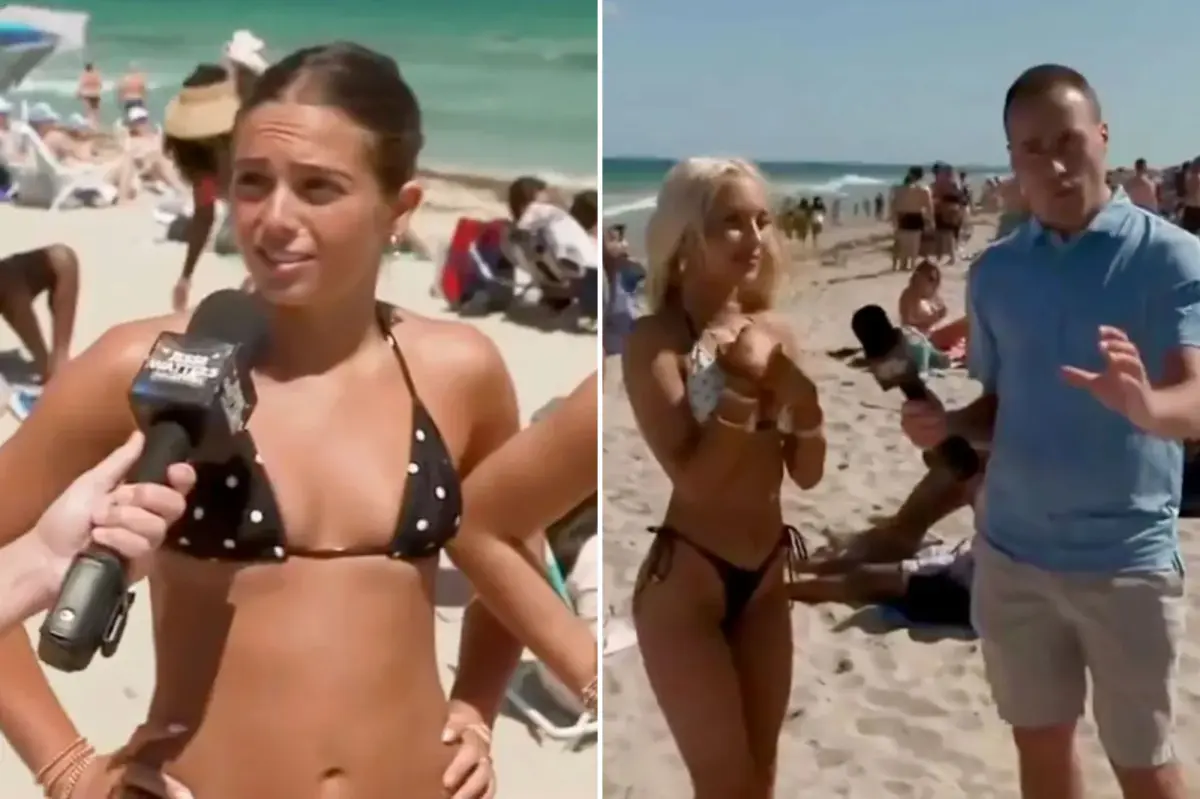 Television reporter discovers the least sensible spring breakers in the country