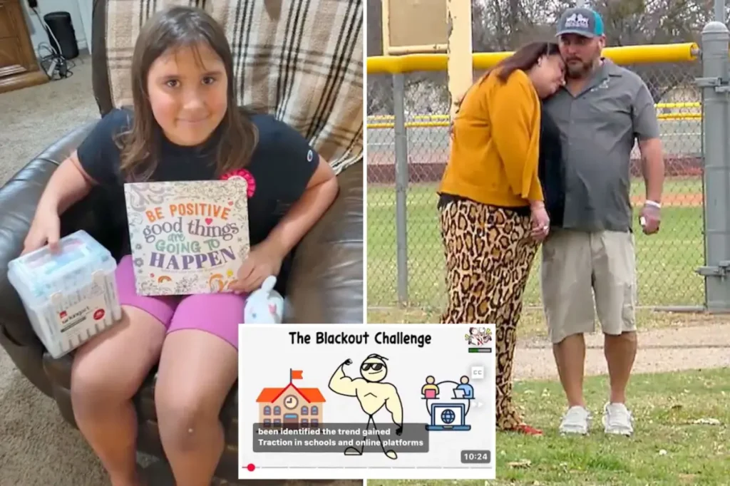 Texas girl loses life due to a blackout challenge she encountered online, as grieving parents criticize addictive algorithms.