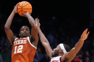 Texas secures victory in First Four March Madness game against NC State