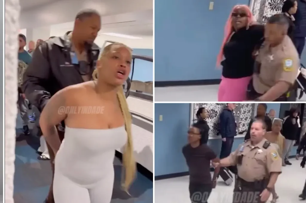 Three women detained at Miami International Airport for not paying for an additional bag