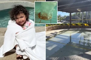 Three-year-old girl survives after a tragic pool drain accident causes severe injuries to her intestines.