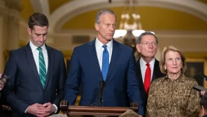 Thune states that a talking filibuster has never led to the passage of a bill in Senate history