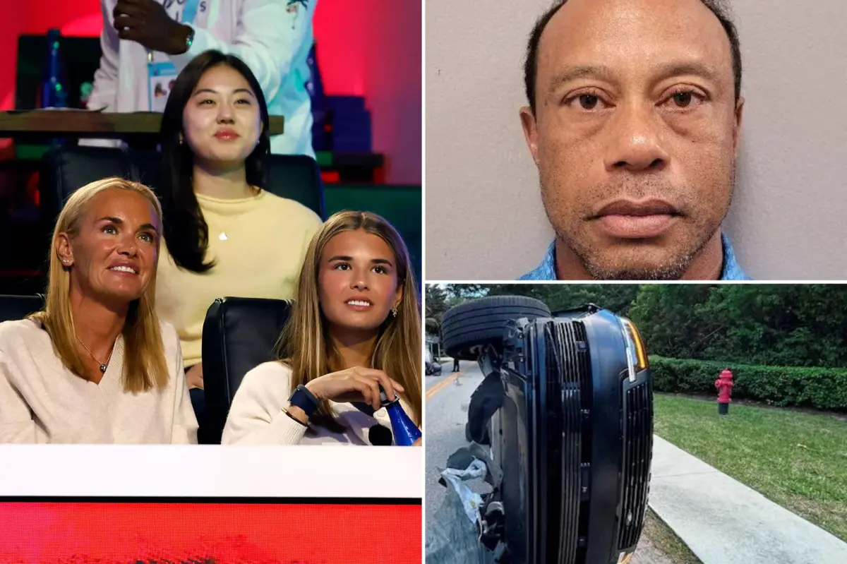 Tiger Woods' girlfriend Vanessa Trump posts on Instagram for the first time after his DUI rollover accident in Florida.