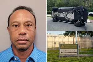 Tiger Woods' mugshot released following crash and DUI arrest