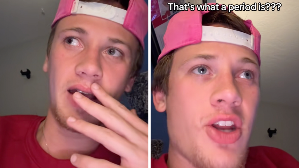 TikToker Is Shocked and Gains New Appreciation After His Girlfriend Explains Periods to Him