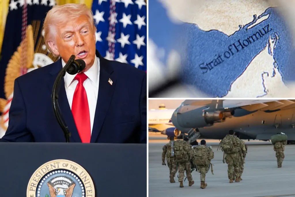 Trump administration weighing the option of sending troops to Iranian waters near the Strait of Hormuz, Kharg Island, according to reports