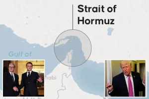 Trump criticizes France and the UK regarding the Strait of Hormuz