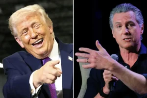 Trump criticizes Gavin Newsom as unsuitable for the White House because of 'mental issues'