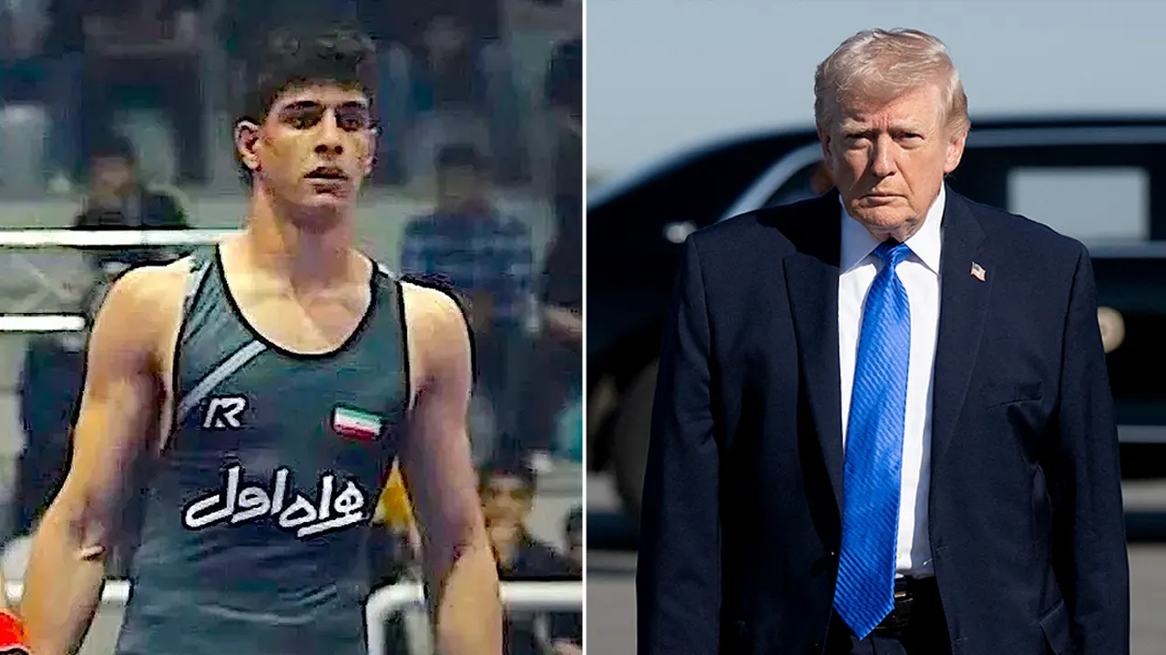 Trump criticizes Iran for executing teenage wrestler Saleh Mohammadi.