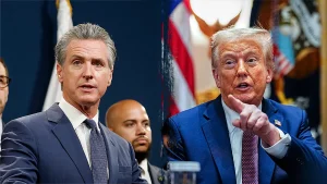 Trump doubts Newsom's capability to lead because of his dyslexia