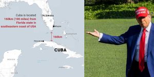 Trump indicates he is considering another country for acquisition.