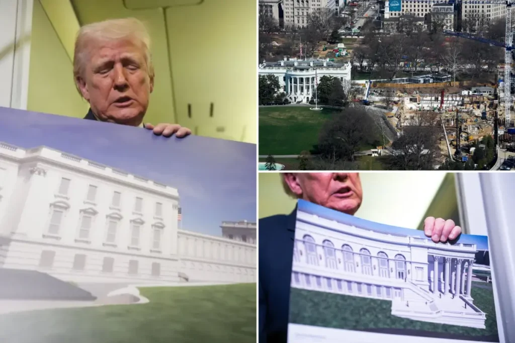 Trump reveals extensive military facility beneath White House ballroom