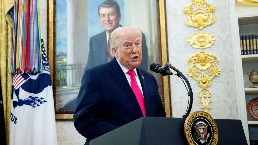 Trump says Iran nuclear discussions are progressing while Tehran rejects a deal