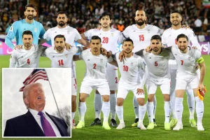 Trump thinks it's not 'proper' for Iran's men's soccer team to participate in the World Cup.