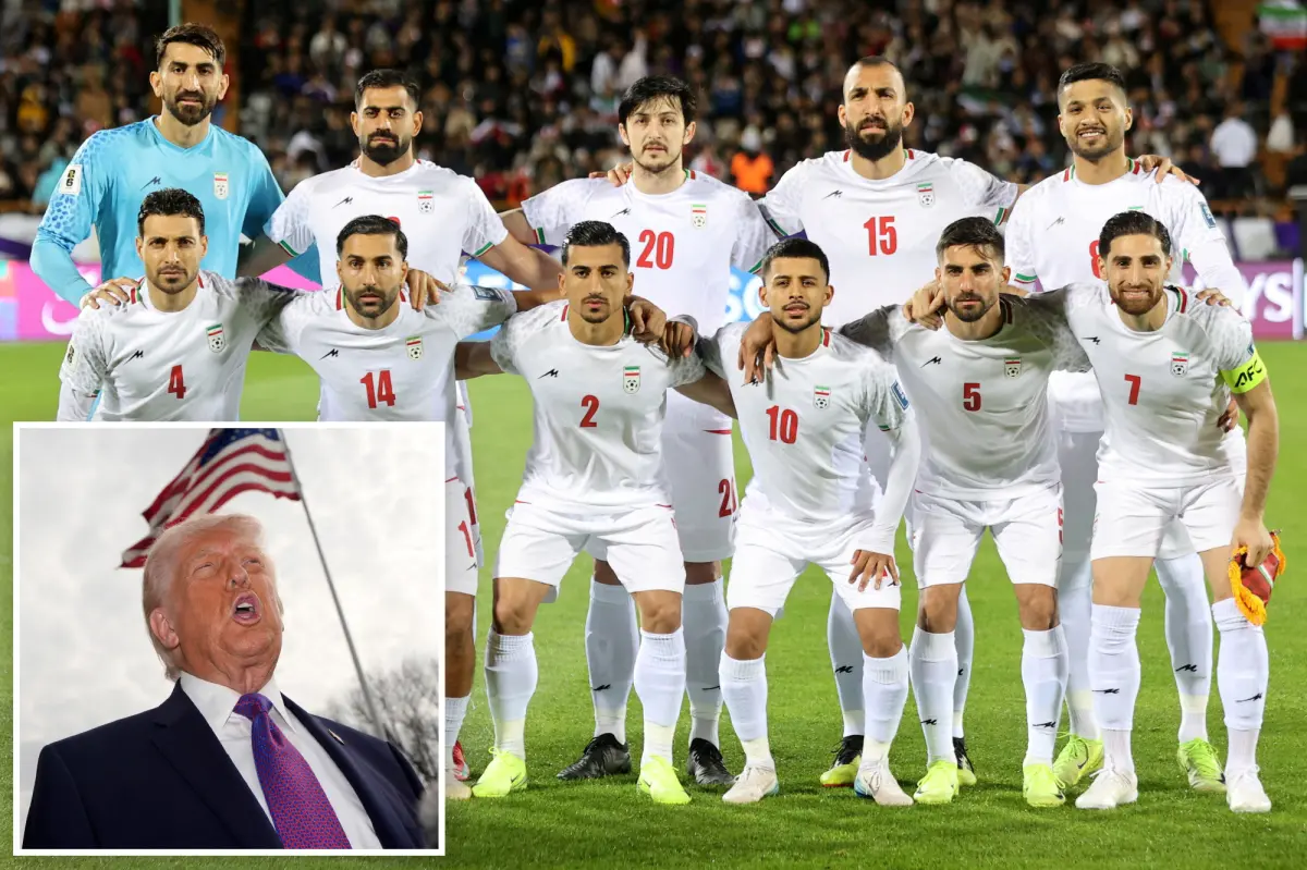 Trump thinks it's not 'proper' for Iran's men's soccer team to participate in the World Cup.