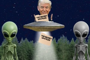 Trump's UFO disclosure may involve videos and satellite images of unidentified flying objects.