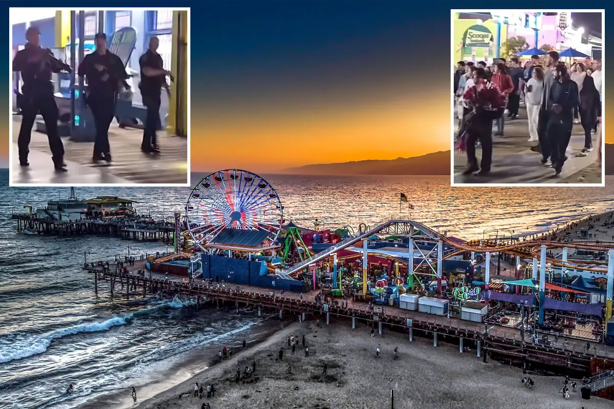 Two individuals injured by gunfire following a fight at Santa Monica Pier