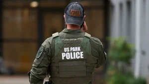 Two people taken into custody after a U.S. Park Police officer was shot in Washington, DC