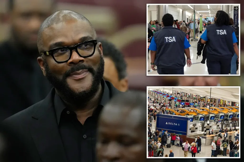 Tyler Perry discovers a $250K solution to assist unpaid TSA employees at the Atlanta airport