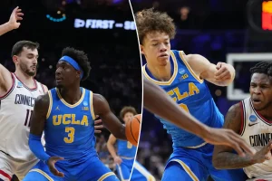 UCLA basketball battles hard but loses to UConn in the end.