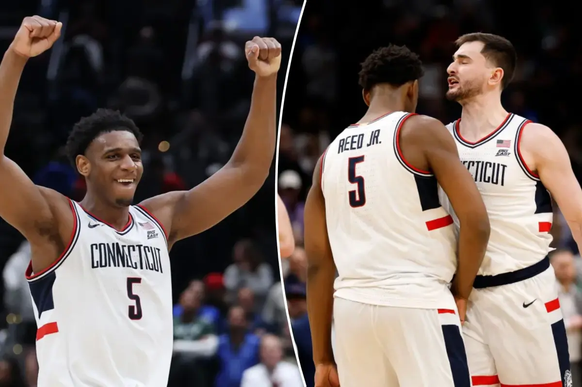 UConn holds off Michigan State's late challenge to move on to the Elite Eight