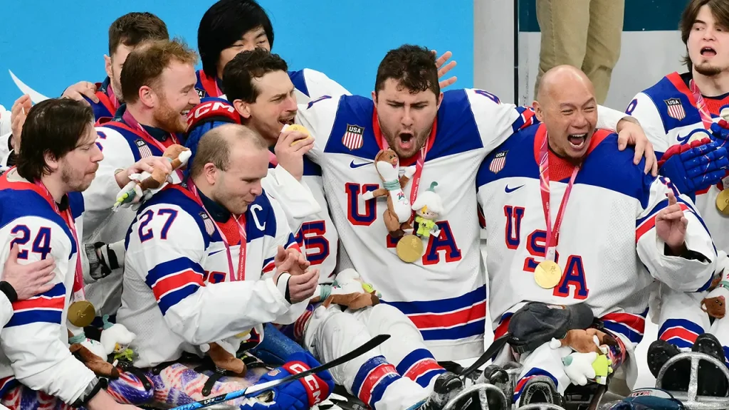 US achieves a historic fifth consecutive title in Paralympic sled hockey