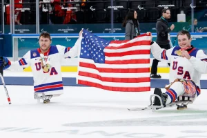 USA team secures gold medal in sled hockey against Canada at the Paralympics
