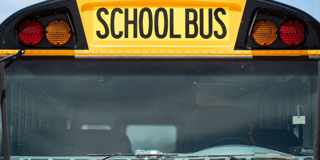 Video: Pair of school employees seemingly eager for privacy choose a school bus instead