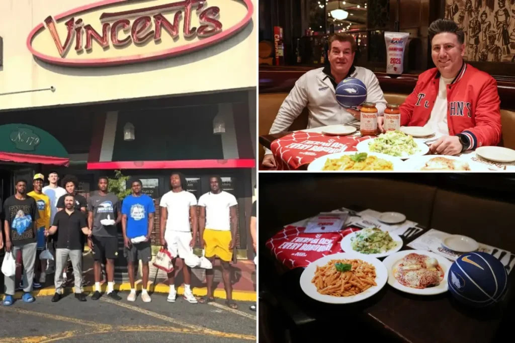 Vincent's Clam Bar supporting New York's teams heading to March Madness