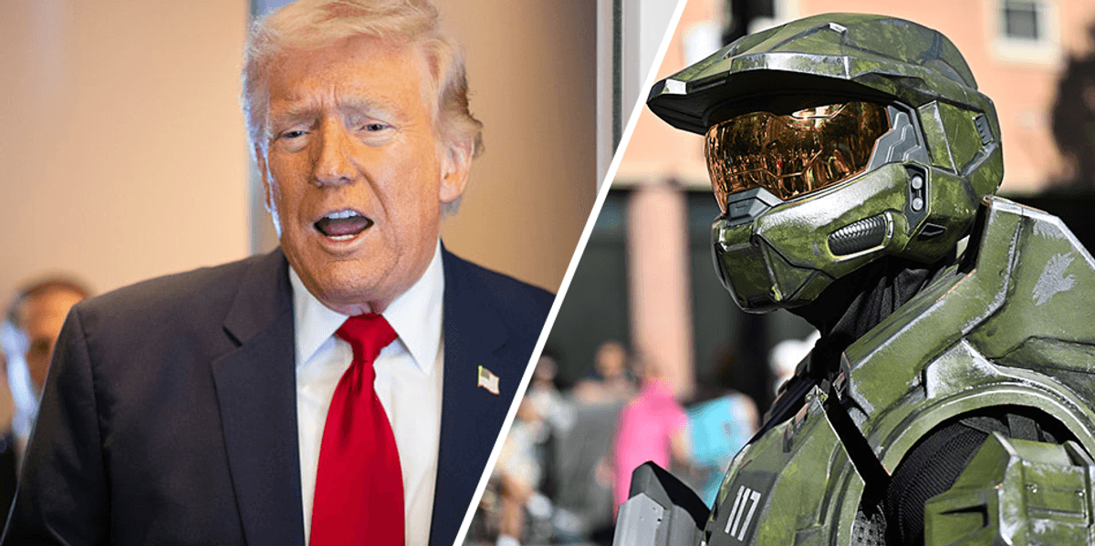 Voice actor from Halo seeks to exit Trump administration promotional video