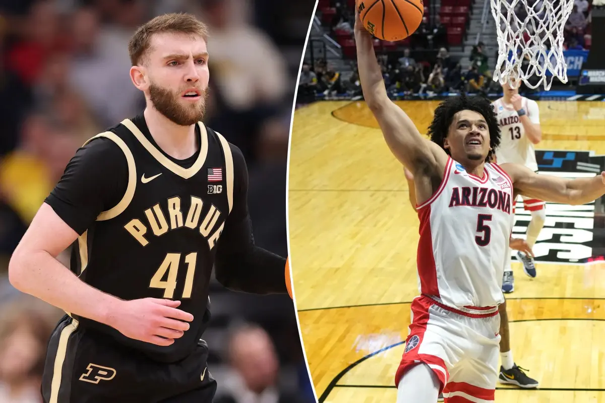 Ways to stream Purdue vs. Arizona at no cost in March Madness Elite 8