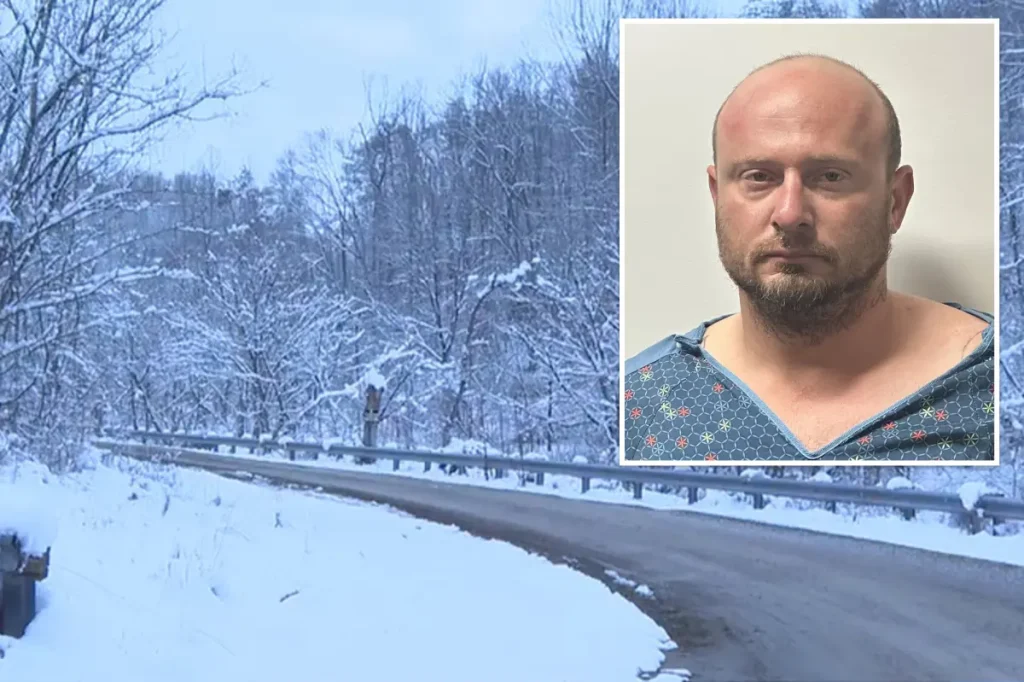 West Virginia man charged with shooting father in the face with a crossbow has been apprehended.