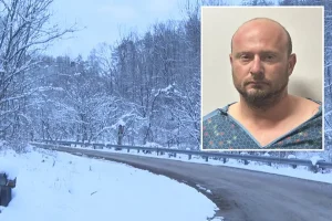 West Virginia man charged with shooting father in the face with a crossbow has been apprehended.