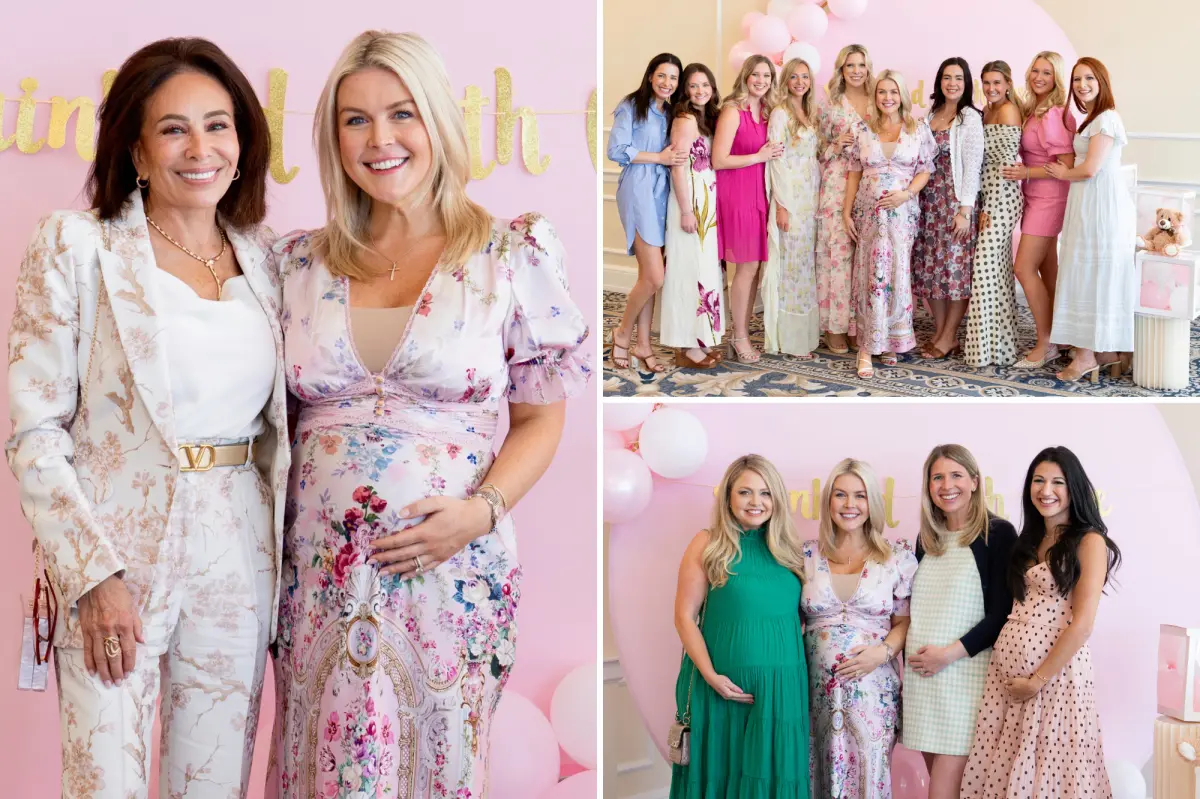 White House staff express their affection for Karoline Leavitt at a MAGA-themed baby shower