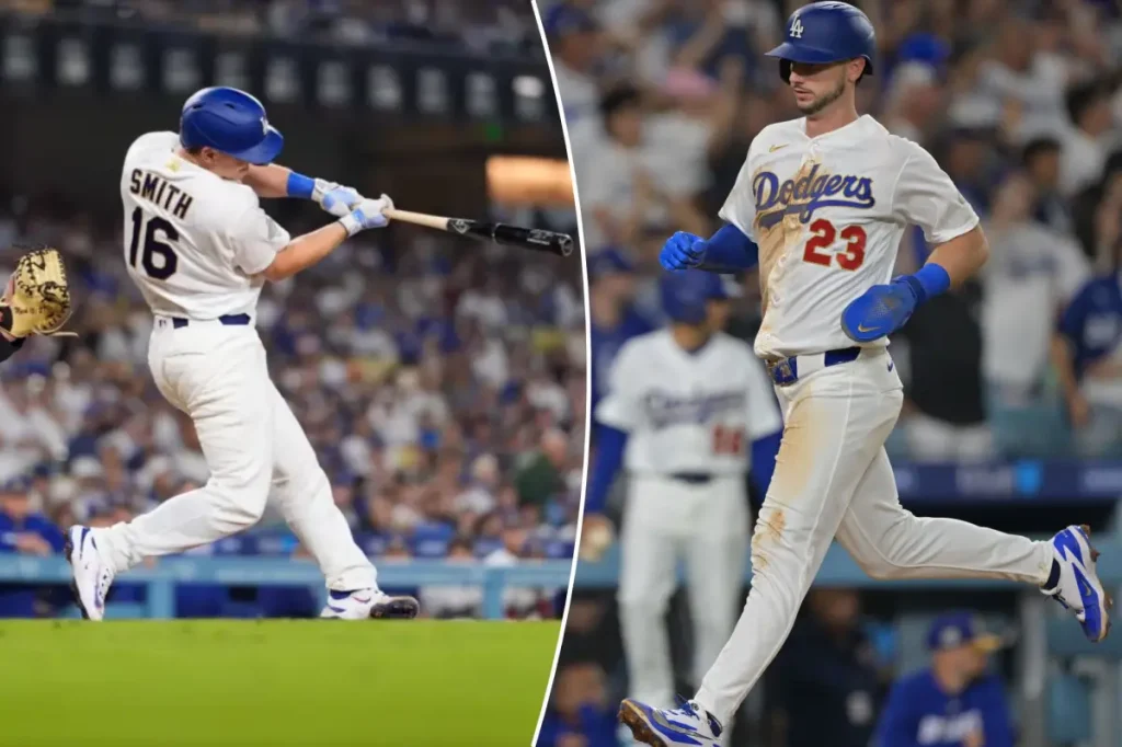 Will Smith's late home run carries Dodgers to a season-opening victory.