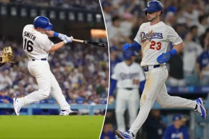 Will Smith's late home run carries Dodgers to a season-opening victory.